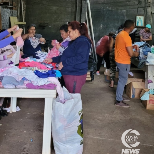 ACAF realiza mais um bazar solidário para atender famílias carentes de São Miguel do Iguaçu