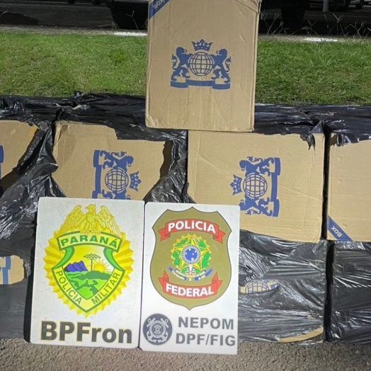 Ação Conjunta Apreende Contrabando em Foz do Iguaçu