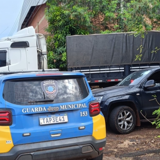 Ação conjunta intercepta carga de contrabando em São Miguel do Iguaçu