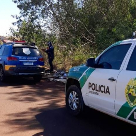 Ação de fiscalização evita invasão em Área de Proteção Permanente em São Miguel do Iguaçu