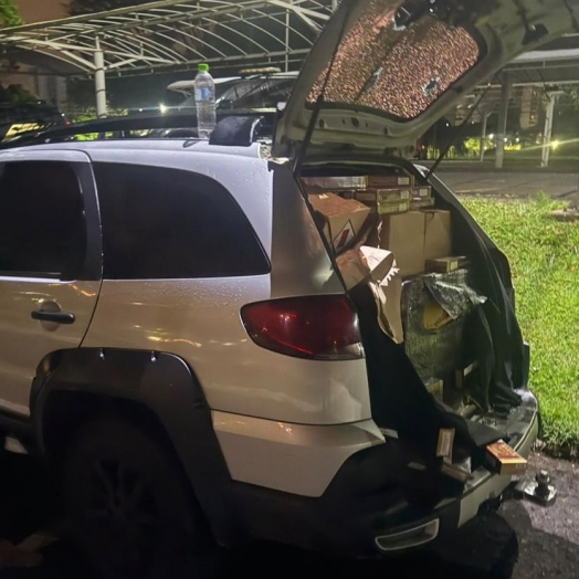 Ação integrada prende dois brasileiro após assalto a veículo com carga avaliada em R$ 500 mil em Foz do Iguaçu