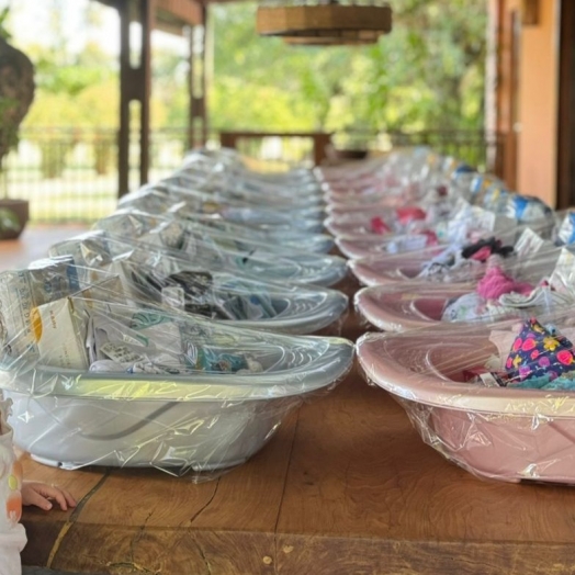 Ação solidária particular arrecada kits para gestantes em São Miguel do Iguaçu