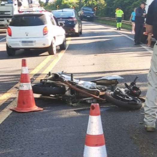 Acidente de moto na BR-277 deixa uma vítima fatal, em Matelândia