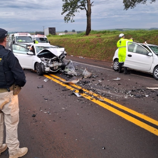 Acidente grave na BR-277 deixa dois mortos e quatro feridos em Céu Azul