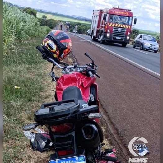 Acidente na BR 277 entre Medianeira e São Miguel deixa um homem em estado grave