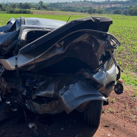 Acidente na PR-364 entre Palotina e Terra Roxa deixa três pessoas feridas