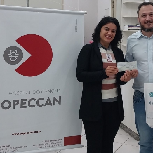 ACISMI entrega R$ 1.815,00 para UOPECCAN referente a Campanha ‘Juntos nessa causa’