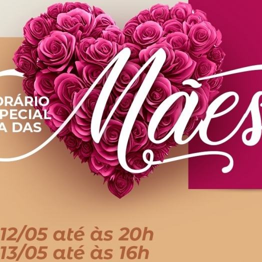 ACISMI informa que horário especial ao comércio para o Dia das Mães começa nessa sexta, 12