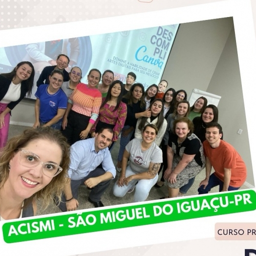 ACISMI promoveu a primeira turma do curso de DescompliCanva