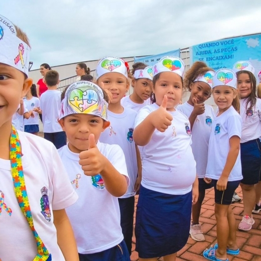 Ações alusivas ao Dia da Conscientização do Austismo é realizada em Santa Helena