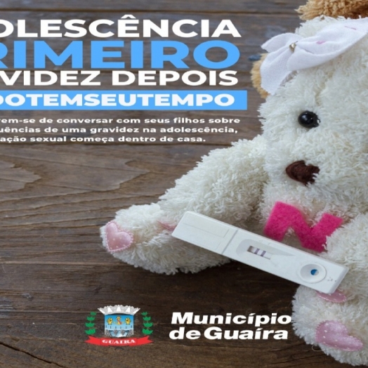 Ações de Prevenção à Gravidez na Adolescência serão iniciadas nesta sexta-feira (04) em Guaíra