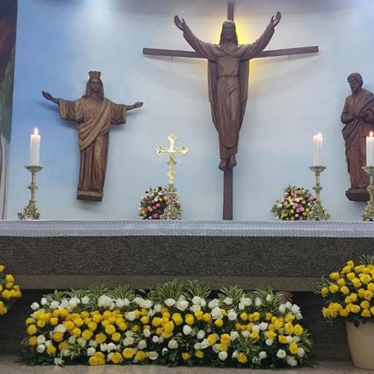 Assista: Missa Solene em Honra Nossa Senhora Medianeira com o Bispo D. Sérgio de Deus