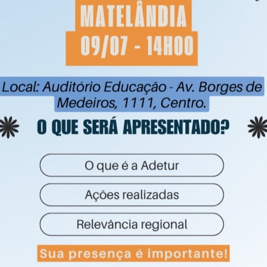 Adetur inicia apresentações institucionais para fortalecer ecossistema de turismo regional