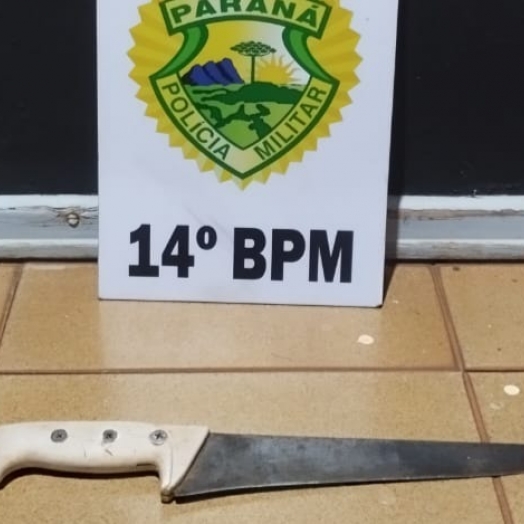 Adolescente de 13 anos fere mulher com arma branca em São Miguel do Iguaçu