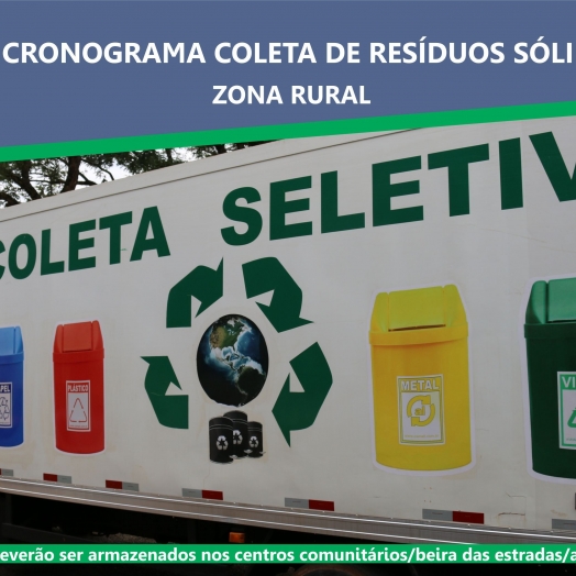 Agricultura inicia coleta de recicláveis na zona rural de Medianeira