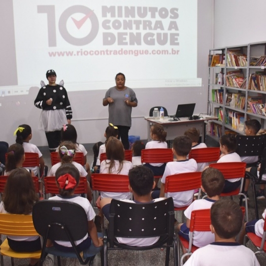 Alunos das Escolas Municipais de São Miguel do Iguaçu têm palestras sobre prevenção à dengue