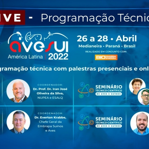 Confira a apresentação da Programação Técnica AveSui 2022