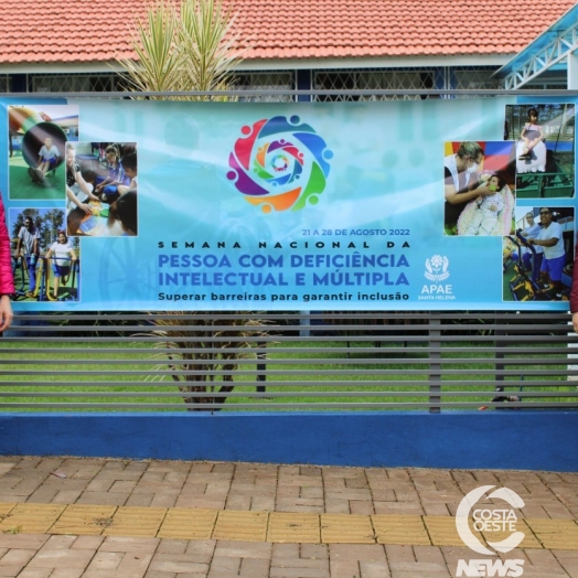 APAE de Santa Helena promove atividades alusivas à Semana Nacional da Pessoa com Deficiência Intelectual e Múltipla