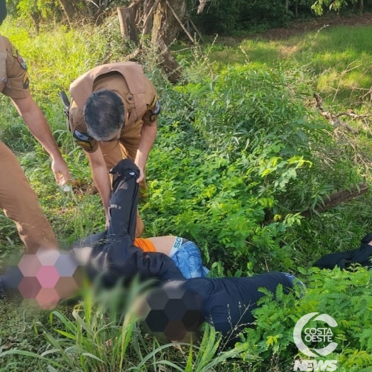 Após intensa perseguição em São Miguel, ROTAM detém homens com veículo adulterado
