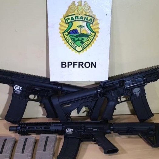 Apreensões de armas de fogo caem 10% no Paraná no primeiro quadrimestre