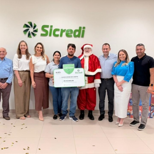 Associado do Sicredi é surpreendido com prêmio de R$ 50 mil em sorteio de seguro de vida