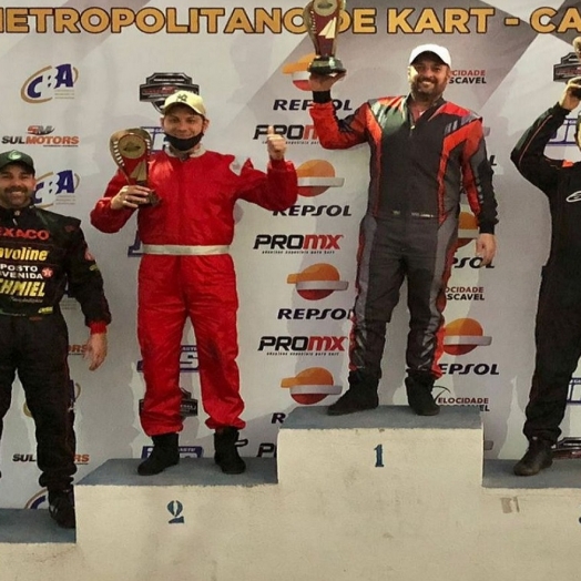 Atleta de Guaíra conquista Campeonato Metropolitano de Kart