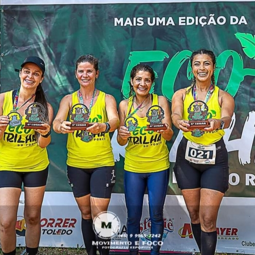 Atletas de Guaíra  se destacam entre os campeões na Eco trilha