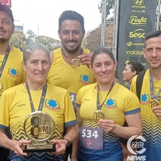 Atletas de São Miguel do Iguaçu se destacam em desafio de corrida em Foz do Iguaçu
