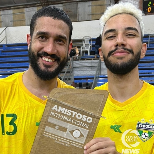 Atletas do Santa Helena Futsal são campeões pela seleção brasileira na Argentina