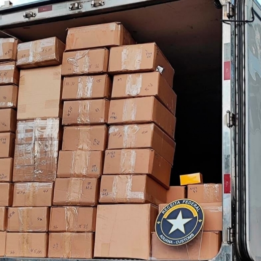 Balanço de mercadorias semestral da Alf Foz equivale a quase 45% das apreensões realizadas no PR e SC