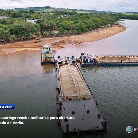 Balneário Jacutinga recebe melhorias para abertura da Temporada de Verão