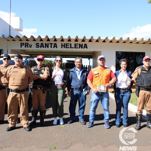 Blitz educativa marca ações da Semana Nacional do Trânsito em Santa Helena