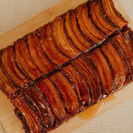 Bolo de banana de liquidificador