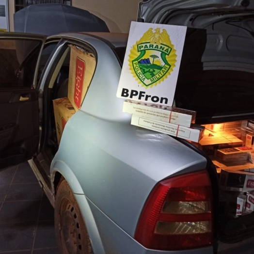 BPFRON apreende carros carregados com cigarros contrabandeados durante Operação Hórus em Guaíra