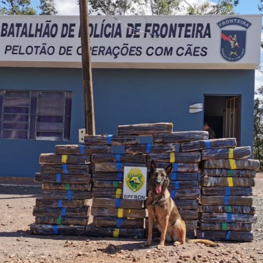 BPFron apreende droga no interior de Santa Helena