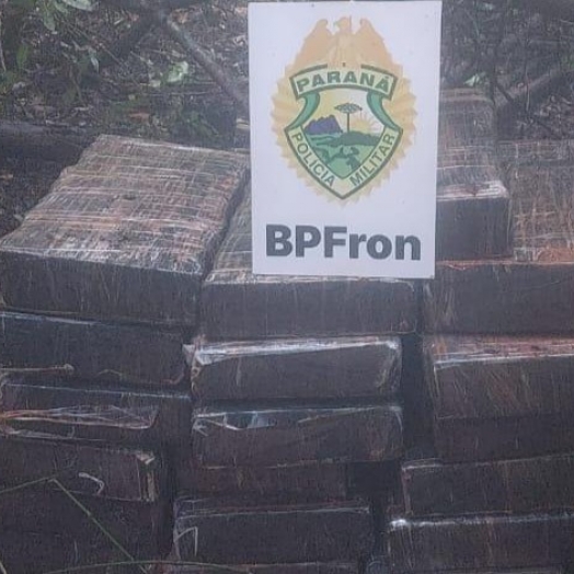 BPFron apreende grande quantidade de droga em Santa Helena