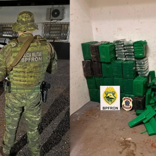 BPFron apreende mais de 700kg de maconha em abordagem na BR-163