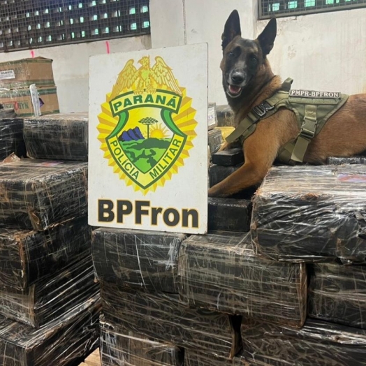 BPFRON apreende mais de uma tonelada de droga em Santa Helena