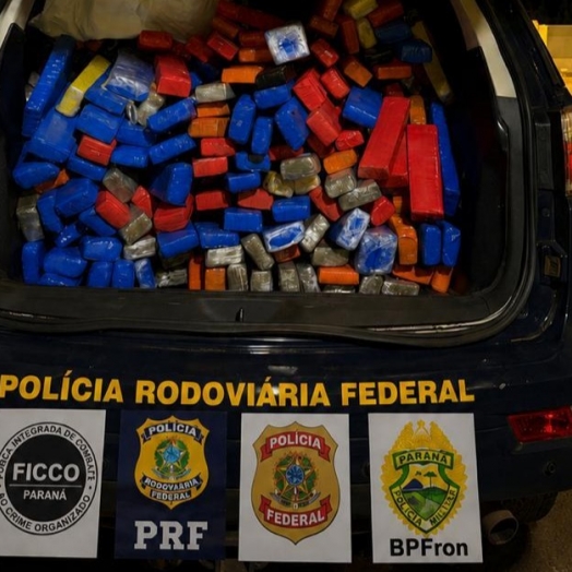 BPFRON, FICCO, PP e PRF apreendem mais de 226kg de entorpecentes em Céu Azul