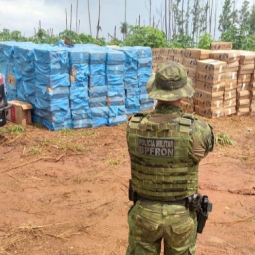 BPFron quadruplica apreensões de contrabando e tira de circulação 41 toneladas de drogas