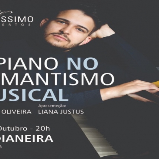 Bravíssimo traz para Medianeira o concerto O Piano no Romantismo Musical