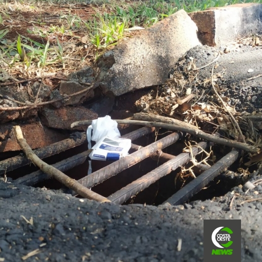 Bueiros apresentam riscos de acidentes em Santa Helena e vereador solicita melhorias