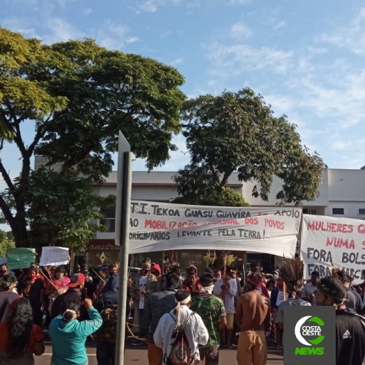 Cacique fala sobre manifesto contra PL 490 realizado em Guaíra