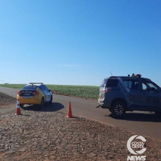 Caminhonete de santa-helenense usada em assalto à banco está carregada com explosivos