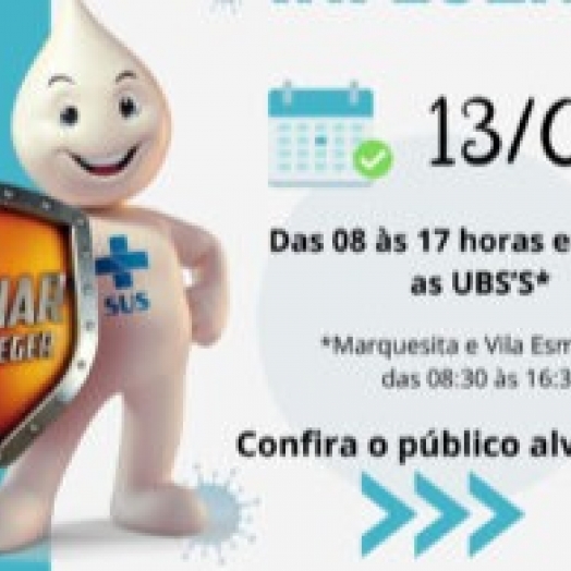 Campanha de Vacinação contra gripe terá Dia D no próximo sábado (13) em Matelândia