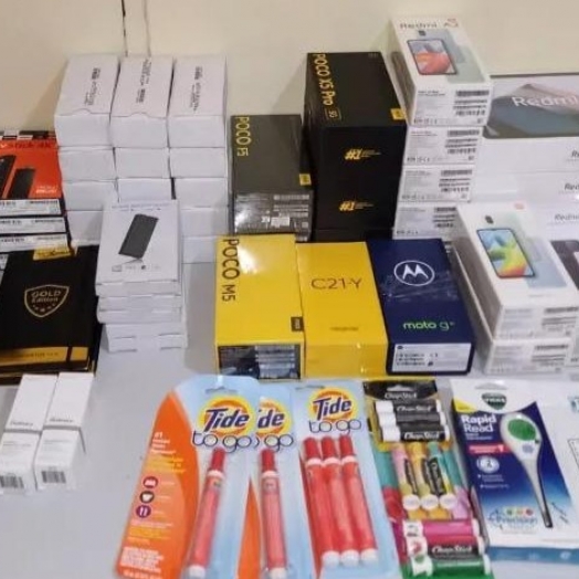 Carro carregado com contrabando é apreendido pela PM de São Pedro do Iguaçu