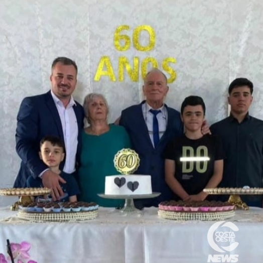 Casal de Medianeira celebra Bodas de Diamante