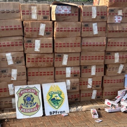 Cigarros contrabandeados são apreendidos em Marechal Cândido Rondon
