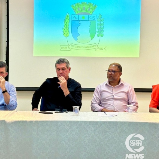 Coletiva de Imprensa: Prefeito e Vice de Santa Terezinha de Itaipu avaliam primeiro mês de governo