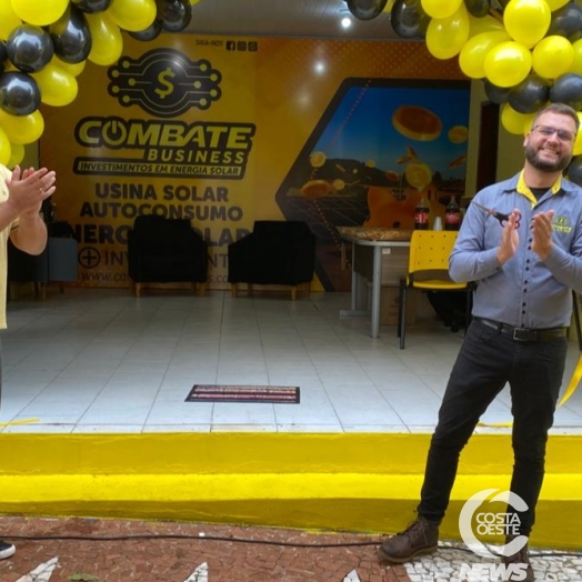 Combate Business inaugura escritório em Santa Helena e fará 10 sorteios de R$ 100,00